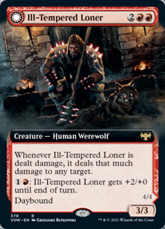 Ill-Tempered Loner // Howlpack Avenger (Extended) [Innistrad: Crimson Vow] | Play N Trade Winnipeg