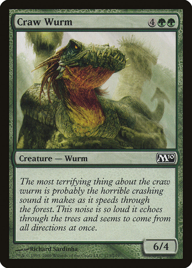 Craw Wurm [Magic 2010] | Play N Trade Winnipeg