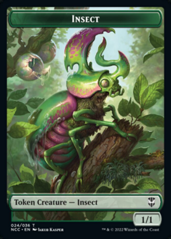 Ogre // Insect Double-sided Token [Streets of New Capenna Commander Tokens] | Play N Trade Winnipeg