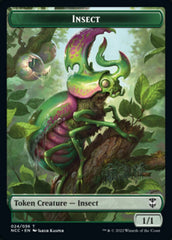 Ogre // Insect Double-sided Token [Streets of New Capenna Commander Tokens] | Play N Trade Winnipeg