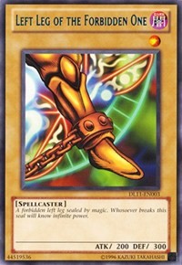 Left Leg of the Forbidden One (Blue) [DL11-EN003] Rare | Play N Trade Winnipeg