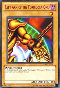 Left Arm of the Forbidden One (Red) [DL11-EN005] Rare | Play N Trade Winnipeg