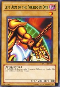 Left Arm of the Forbidden One (Green) [DL11-EN005] Rare | Play N Trade Winnipeg