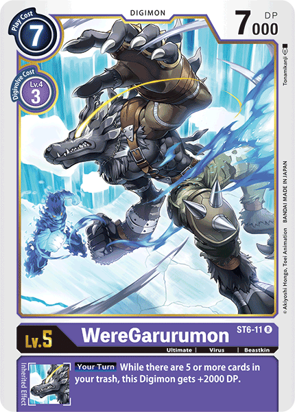 WereGarurumon [ST6-11] [Starter Deck: Venomous Violet] | Play N Trade Winnipeg