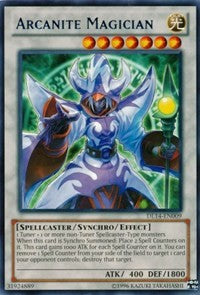 Arcanite Magician (Blue) [DL14-EN009] Rare | Play N Trade Winnipeg