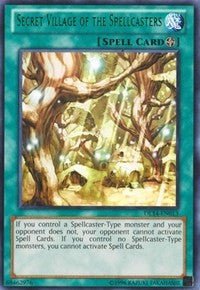 Secret Village of the Spellcasters (Green) [DL14-EN013] Rare | Play N Trade Winnipeg