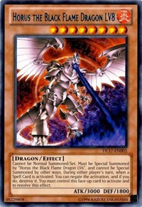 Horus the Black Flame Dragon LV8 (Blue) [DL17-EN002] Rare | Play N Trade Winnipeg