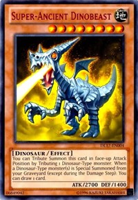 Super-Ancient Dinobeast (Red) [DL17-EN004] Rare | Play N Trade Winnipeg