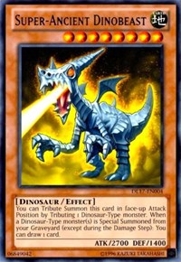 Super-Ancient Dinobeast (Blue) [DL17-EN004] Rare | Play N Trade Winnipeg