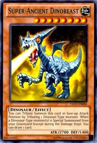 Super-Ancient Dinobeast (Green) [DL17-EN004] Rare | Play N Trade Winnipeg