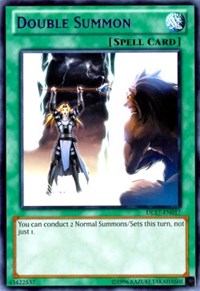 Double Summon (Blue) [DL17-EN017] Rare | Play N Trade Winnipeg