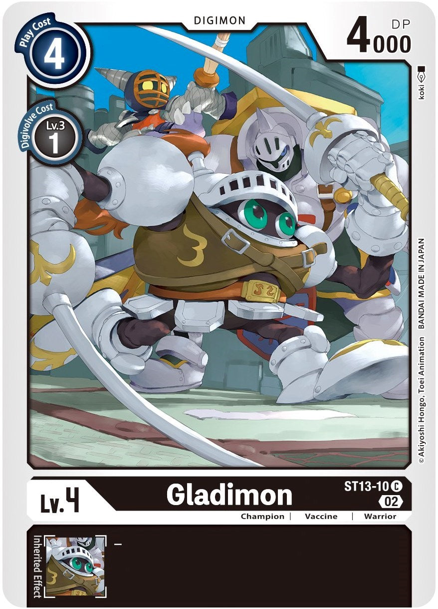 Gladimon [ST13-10] [Starter Deck: Ragnaloardmon] | Play N Trade Winnipeg