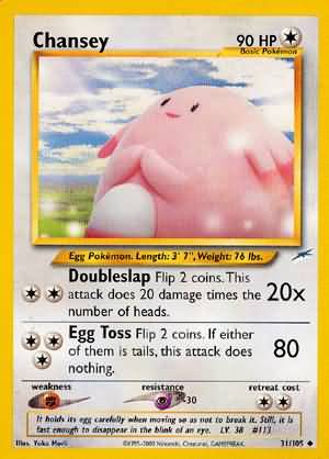 Chansey (31/105) [Neo Destiny Unlimited] | Play N Trade Winnipeg