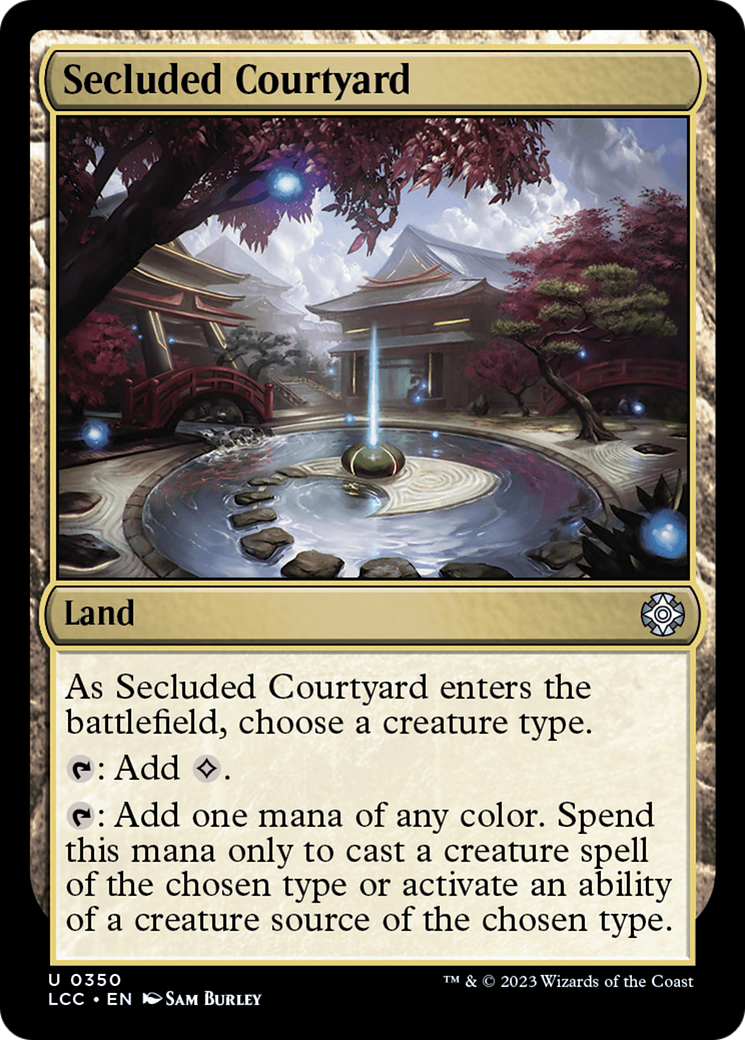 Secluded Courtyard [The Lost Caverns of Ixalan Commander] | Play N Trade Winnipeg