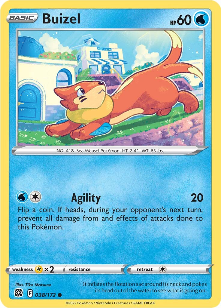 Buizel (038/172) [Sword & Shield: Brilliant Stars] | Play N Trade Winnipeg