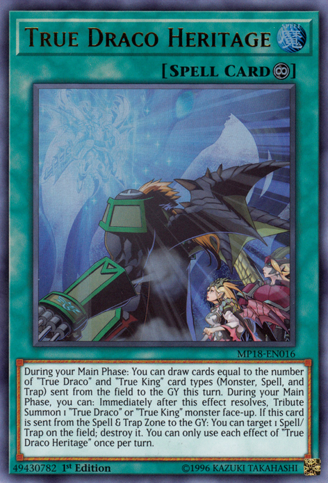 True Draco Heritage [MP18-EN016] Ultra Rare | Play N Trade Winnipeg