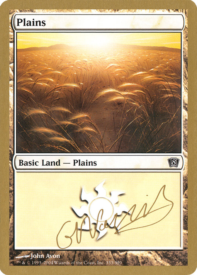Plains (gn333) (Gabriel Nassif) [World Championship Decks 2004] | Play N Trade Winnipeg