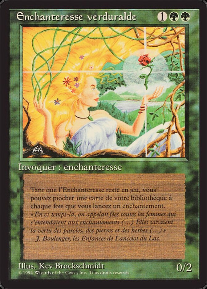 Verduran Enchantress [Foreign Black Border] | Play N Trade Winnipeg