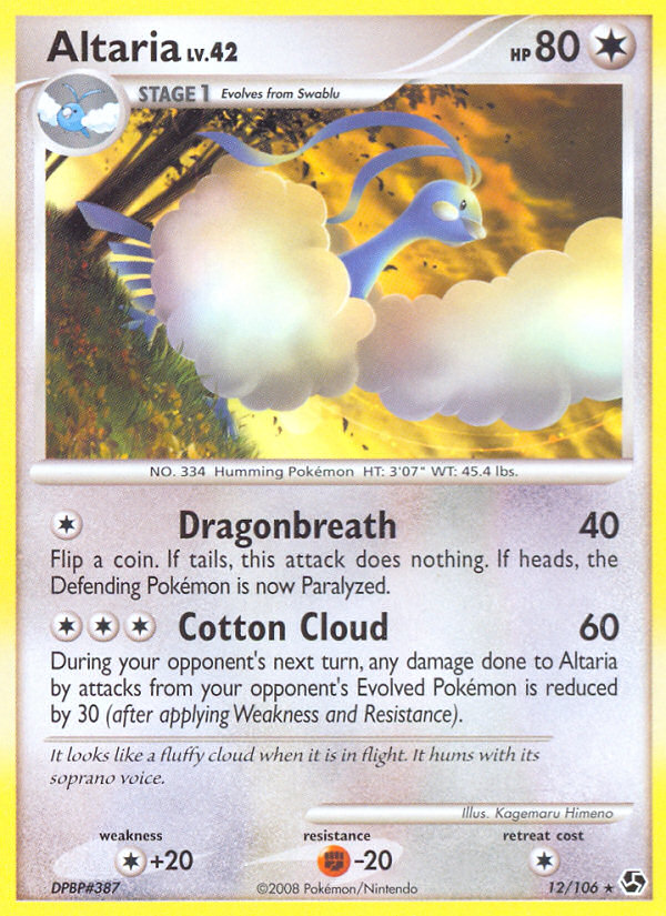 Altaria (12/106) [Diamond & Pearl: Great Encounters] | Play N Trade Winnipeg