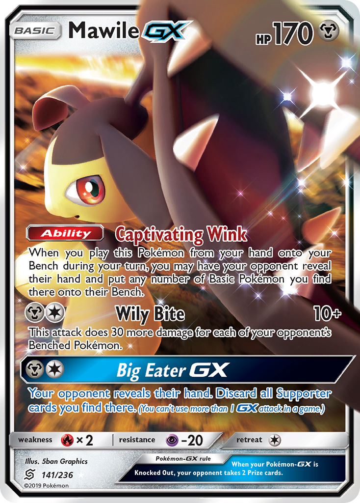 Mawile GX (141/236) [Sun & Moon: Unified Minds] | Play N Trade Winnipeg