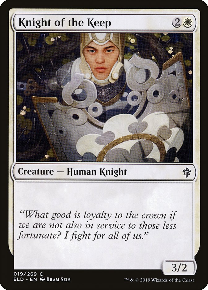 Knight of the Keep [Throne of Eldraine] | Play N Trade Winnipeg