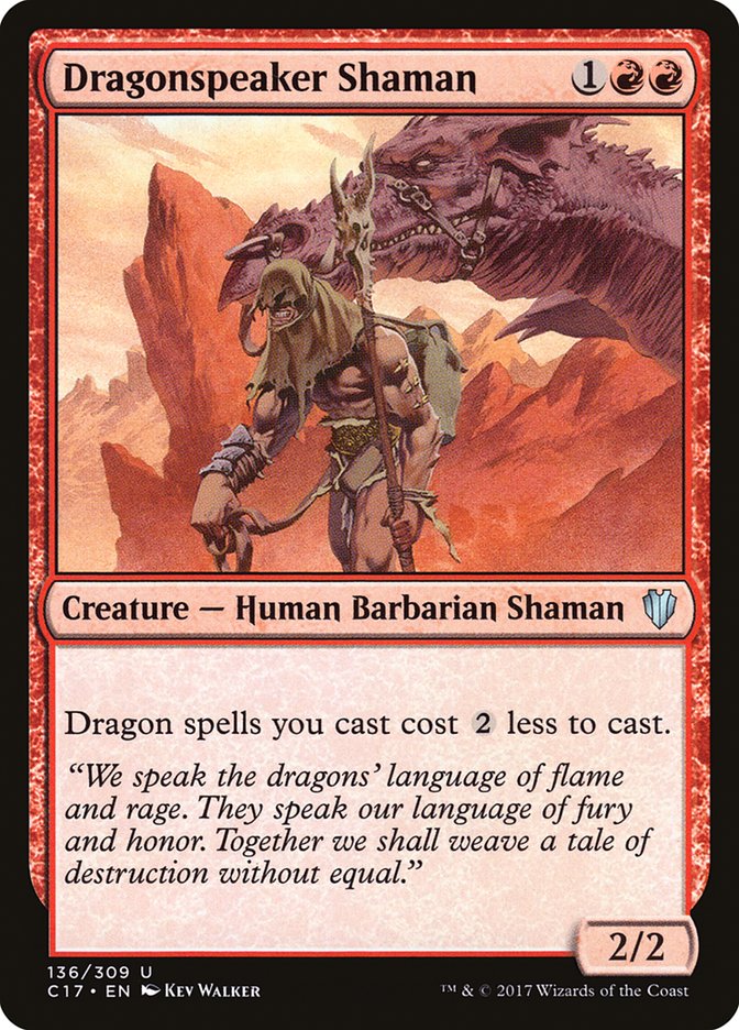 Dragonspeaker Shaman [Commander 2017] | Play N Trade Winnipeg