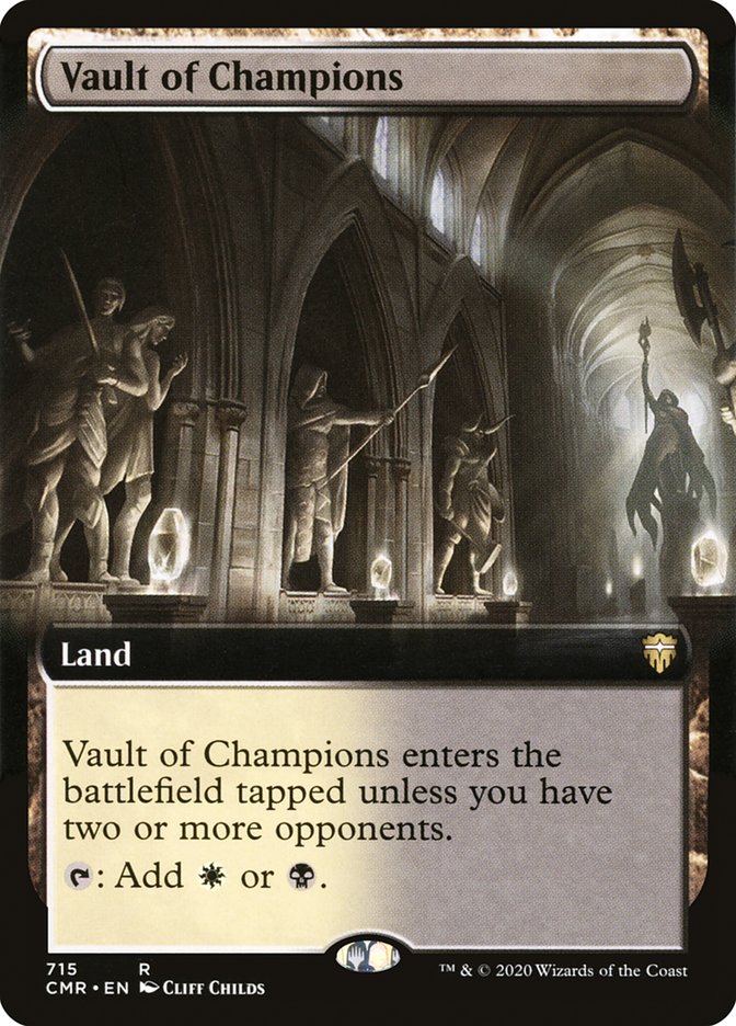 Vault of Champions (Extended) [Commander Legends] | Play N Trade Winnipeg