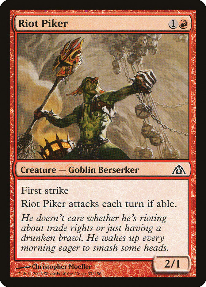 Riot Piker [Dragon's Maze] | Play N Trade Winnipeg