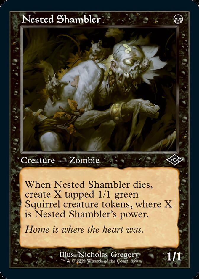 Nested Shambler (Retro Foil Etched) [Modern Horizons 2] | Play N Trade Winnipeg