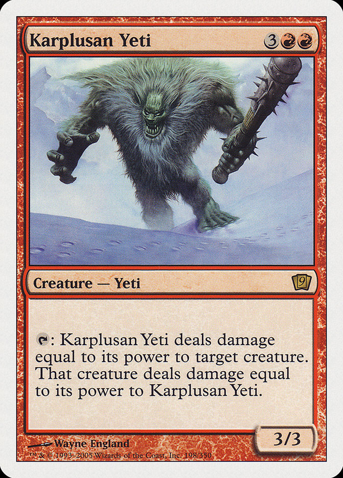 Karplusan Yeti [Ninth Edition] | Play N Trade Winnipeg