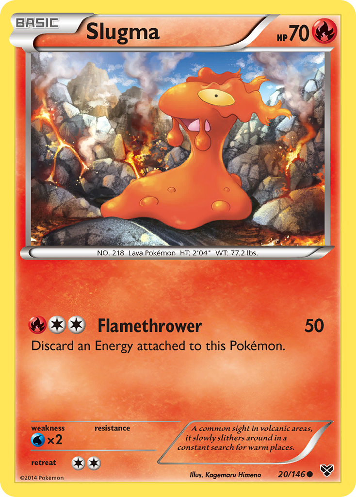 Slugma (20/146) [XY: Base Set] | Play N Trade Winnipeg