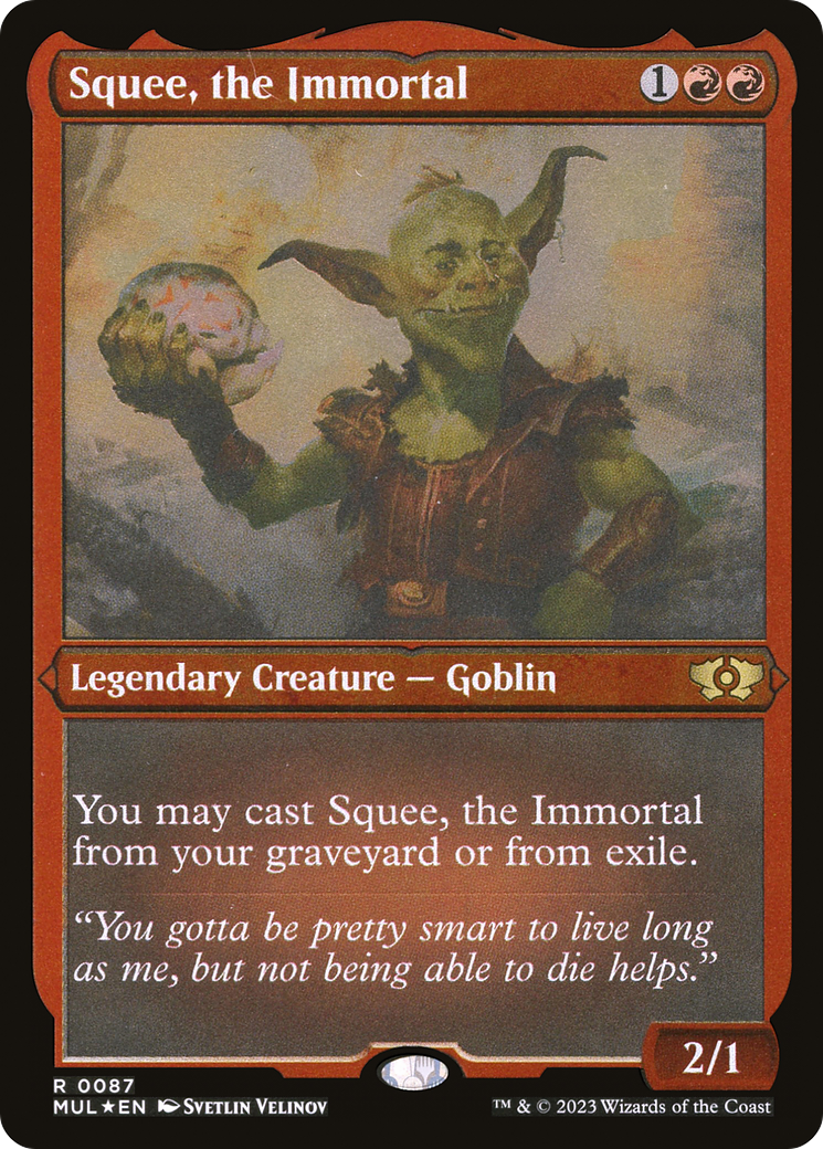 Squee, the Immortal (Foil Etched) [Multiverse Legends] | Play N Trade Winnipeg