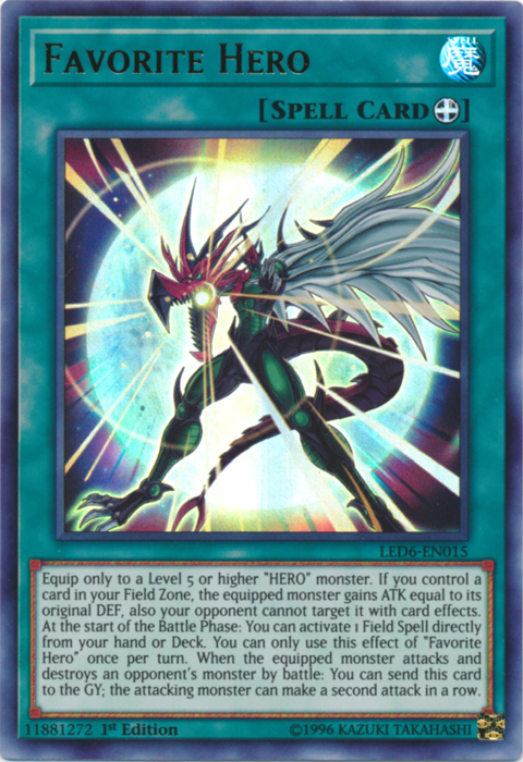 Favorite Hero [LED6-EN015] Ultra Rare | Play N Trade Winnipeg