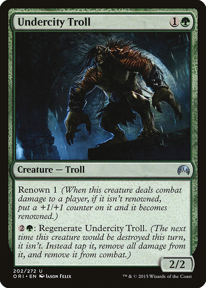 Undercity Troll [Magic Origins] | Play N Trade Winnipeg