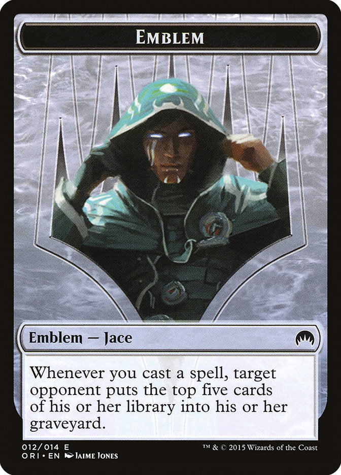 Jace, Telepath Unbound Emblem [Magic Origins Tokens] | Play N Trade Winnipeg