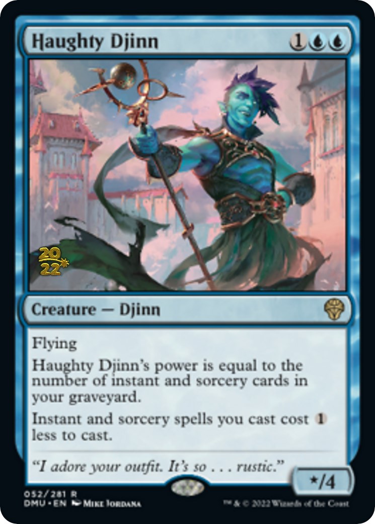 Haughty Djinn [Dominaria United Prerelease Promos] | Play N Trade Winnipeg