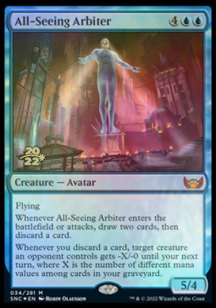 All-Seeing Arbiter [Streets of New Capenna Prerelease Promos] | Play N Trade Winnipeg