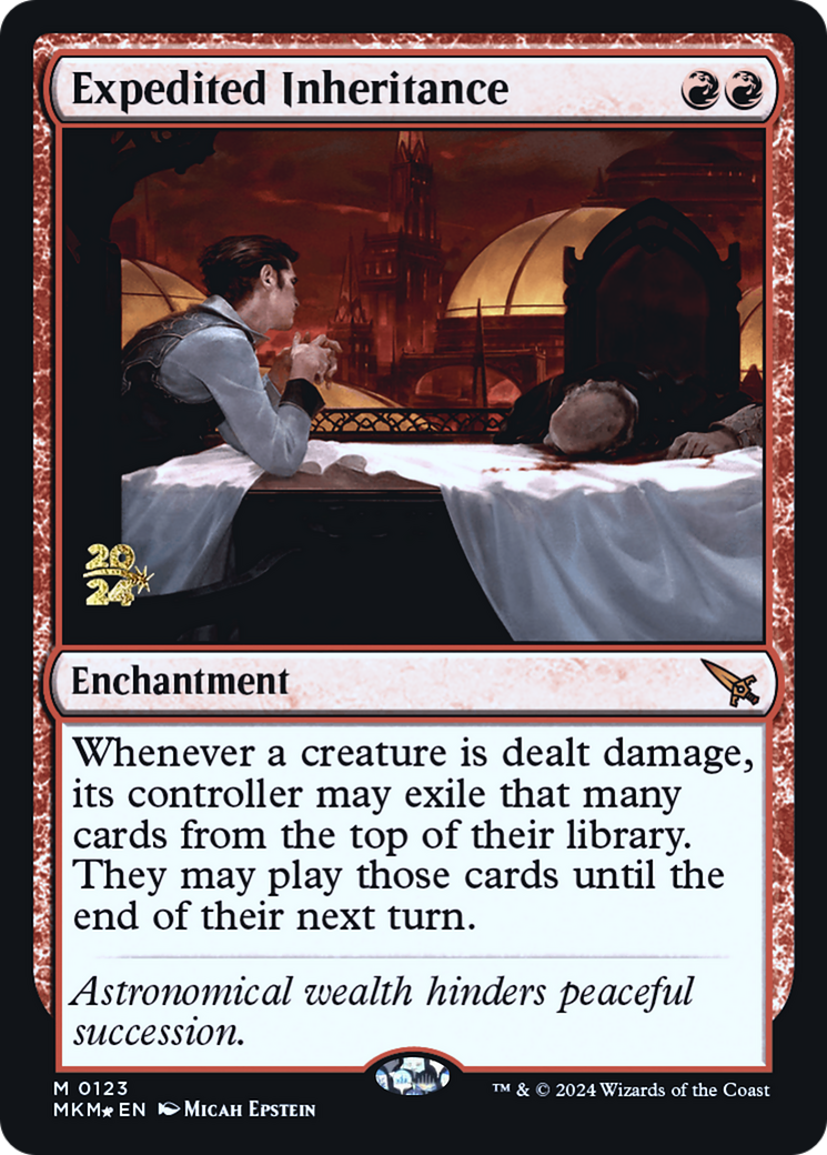 Expedited Inheritance [Murders at Karlov Manor Prerelease Promos] | Play N Trade Winnipeg