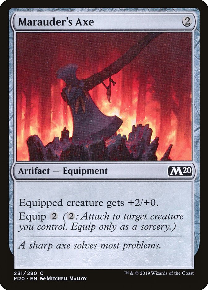 Marauder's Axe [Core Set 2020] | Play N Trade Winnipeg