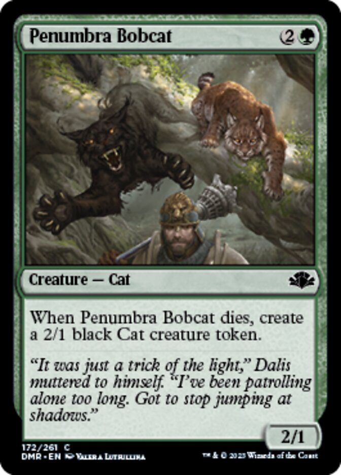 Penumbra Bobcat [Dominaria Remastered] | Play N Trade Winnipeg