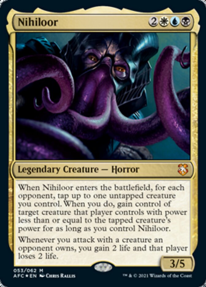 Nihiloor [Dungeons & Dragons: Adventures in the Forgotten Realms Commander] | Play N Trade Winnipeg