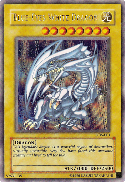 Blue-Eyes White Dragon (Dark Duel Stories) [DDS-001] Secret Rare | Play N Trade Winnipeg