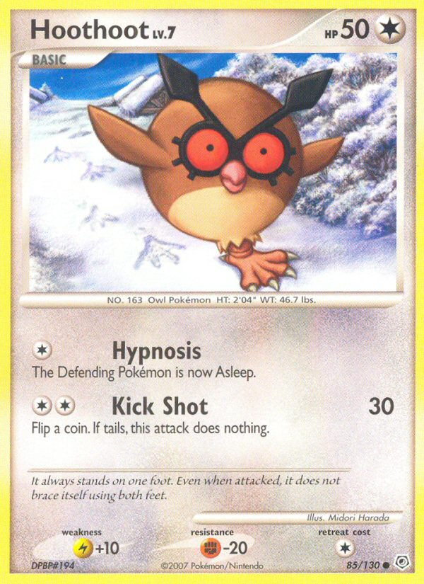 Hoothoot (85/130) [Diamond & Pearl: Base Set] | Play N Trade Winnipeg