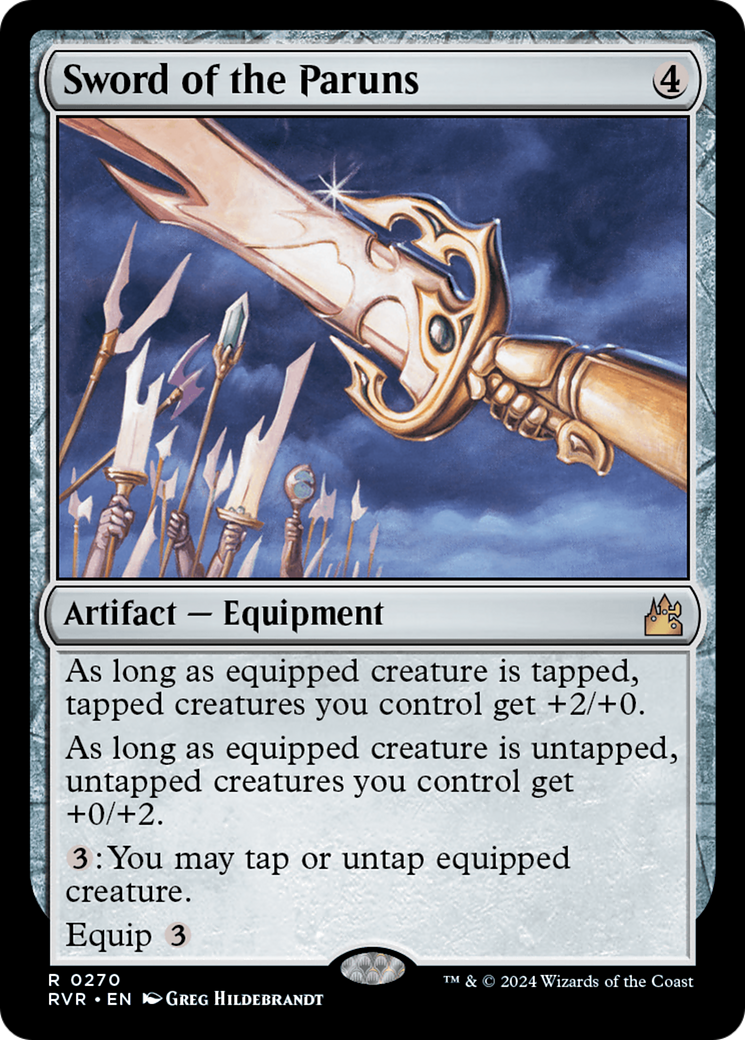 Sword of the Paruns [Ravnica Remastered] | Play N Trade Winnipeg
