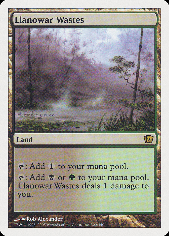 Llanowar Wastes [Ninth Edition] | Play N Trade Winnipeg