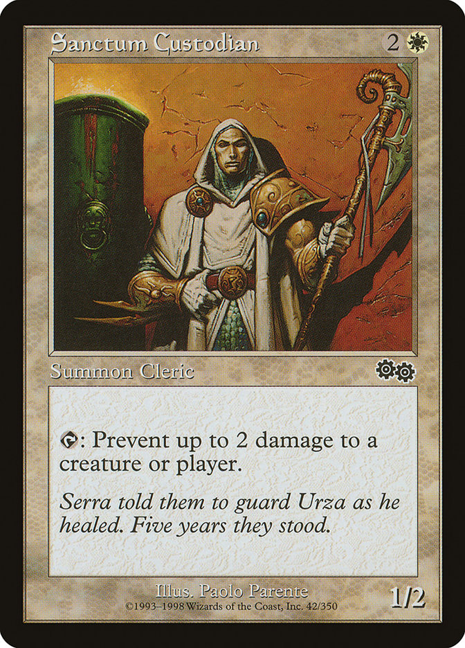 Sanctum Custodian [Urza's Saga] | Play N Trade Winnipeg