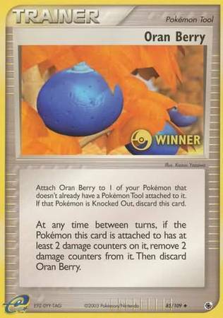 Oran Berry (85/109) (Winner) [EX: Ruby & Sapphire] | Play N Trade Winnipeg