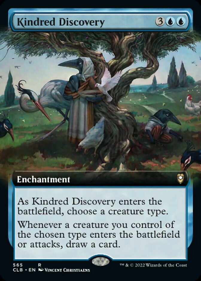 Kindred Discovery (Extended Art) [Commander Legends: Battle for Baldur's Gate] | Play N Trade Winnipeg