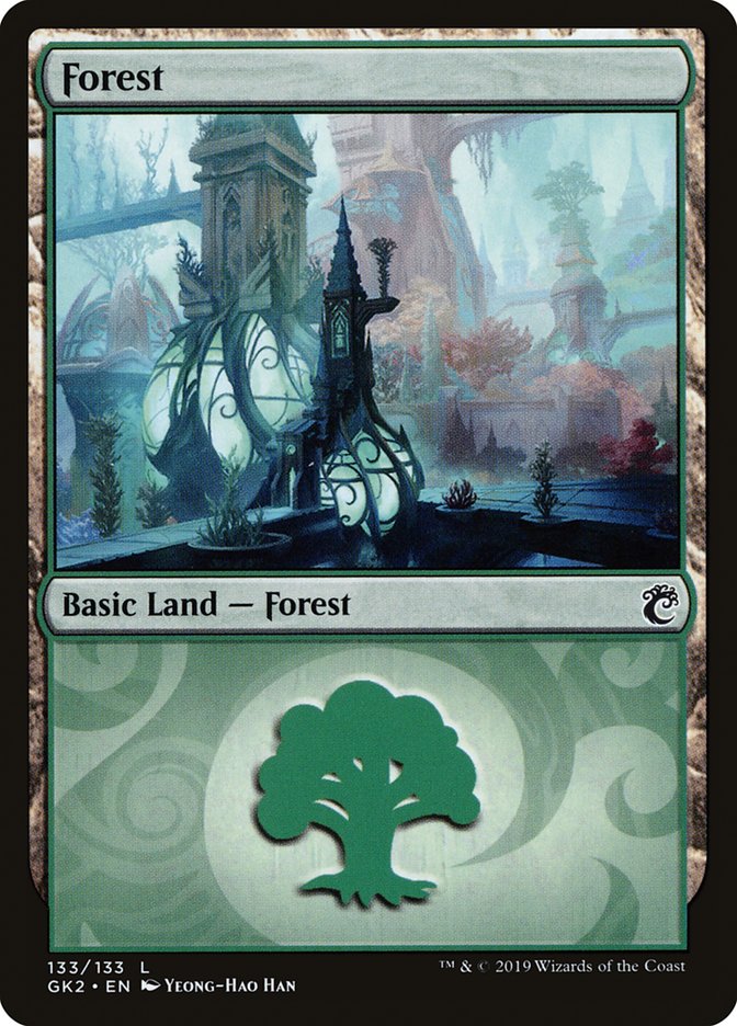 Forest (133) [Ravnica Allegiance Guild Kit] | Play N Trade Winnipeg