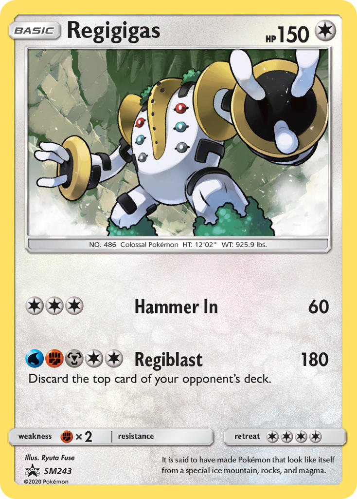 Regigigas (SM243) [Sun & Moon: Black Star Promos] | Play N Trade Winnipeg